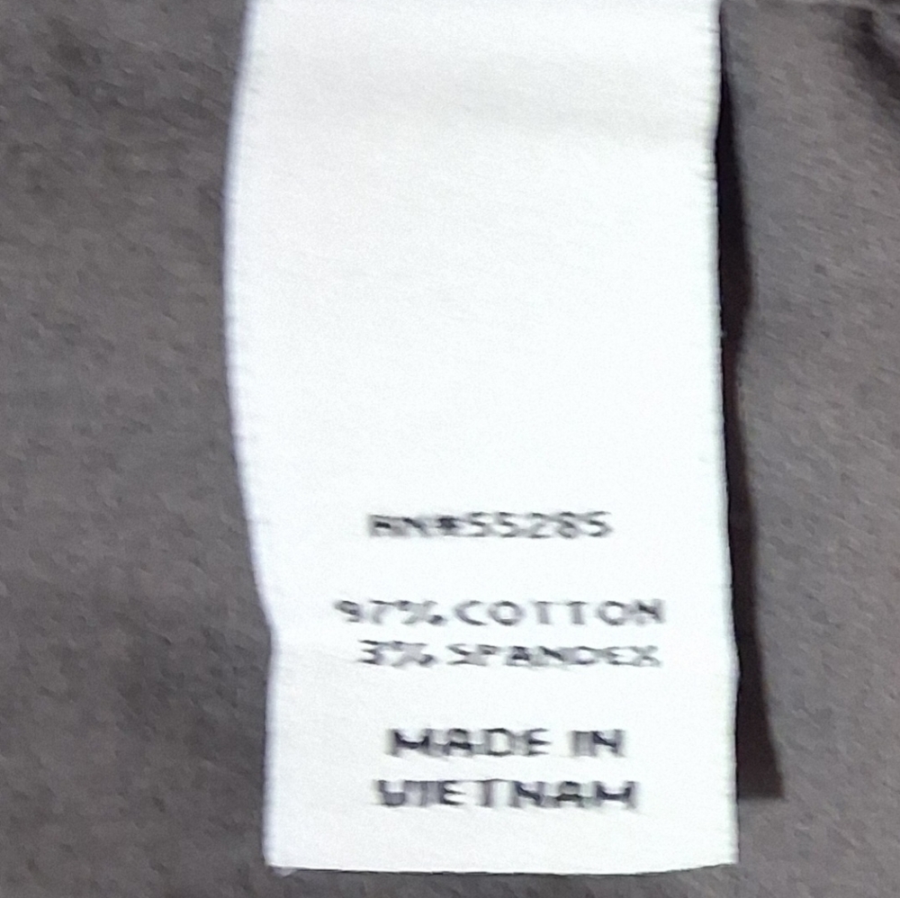 EXPRESS 1MX EUC Sz. S (14-14 1/2) Dark Gray Long Sleeve Button Down Dress Shirt. - Picture 10 of 11